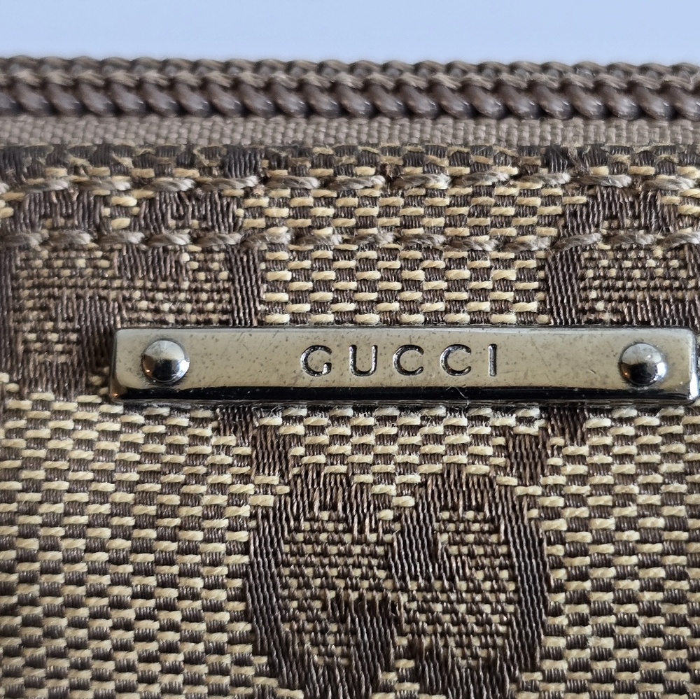 Gucci GG Canvas Boat Bag Brown - Picture 7 of 16
